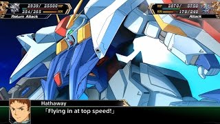 SRW V EN  VS Loni amp Banshee  Xi Gundam High Mobility Attack Event Stage 31AUnicorn Hathaway [upl. by Uria]