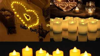 Candle Tea Light flameless Candles Electric in Warm White and Wave and BatteryOperating [upl. by Delcina]