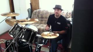 Streets of Bakersfield Dwight Yoakamand Buck Owens Drum Cover [upl. by Carolus778]