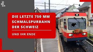 Das Ende der letzten quotechtenquot Schweizer Schmalspurbahn [upl. by Say]