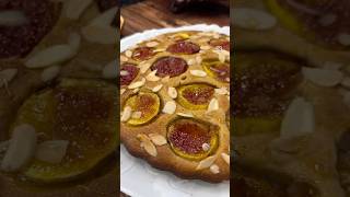 Fig Cake with Honey amp Almonds recipe food italian shorts cooking baking [upl. by Eiryk797]