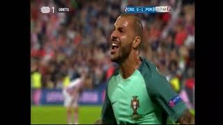 Ricardo Quaresma 01  Croácia 01 Portugal ap  EURO 2016  OitavosdeFinal [upl. by Martino]