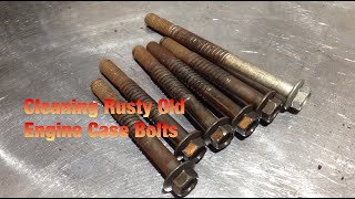 Honda VF750F  Cleaning Rusty Engine Bolts  Part 29 [upl. by Mozes]