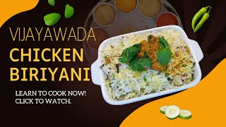 Vijayawada Chicken Biryani Recipe  Authentic Andhra Style Biryani  A Flavor Explosion [upl. by Atinor]