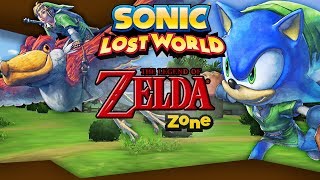 Sonic Lost World  The Legend of Zelda Zone  DLC [upl. by Eelrac]