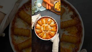 KrokettenBologneseGratin 🍅🧀 EinfachTastyKrokettenGratinBologneseGratinOfenrezeptComfortFood [upl. by Minne]