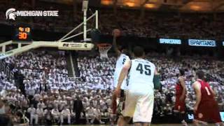 Michigan State Basketball vs Indiana [upl. by Brandais]