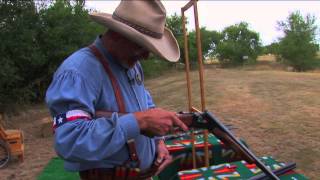 Double Barrel Shotgun Loading and Unloading a SidebySide  Cowboy Action Shooting [upl. by Torhert784]