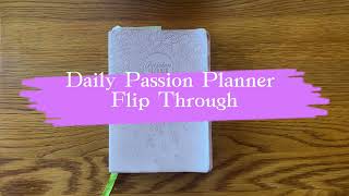 Daily planning flip through passion planner daily Q4 [upl. by Cassondra]