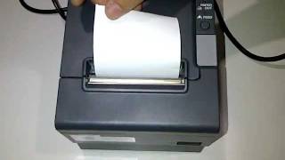 Printer Kasir Epson TMT 88 IV [upl. by Nalahs]