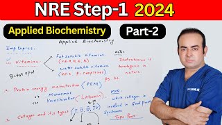 NRE Step 1 2024  Applied Biochemistry Part2  NRE Exam [upl. by Schilit]