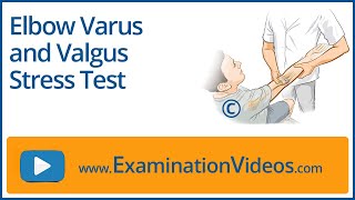 Elbow Varus and Valgus Stress Tests [upl. by Aile]