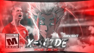 BLUE LOCK  XSLIDE 🤠 AMVEDIT 4K but ronaldo joined the game 🎯 [upl. by Jago]