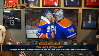 Play Of The Day Connor McDavid Scores For The Oilers As They Advance To Stanley Cup Final  6324 [upl. by Brunhilda]