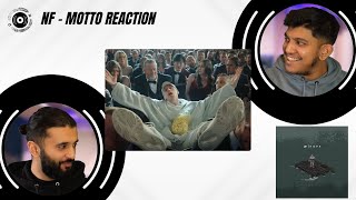 UK RAP FANS react to NF Motto  Rereaction [upl. by Nnaillij]