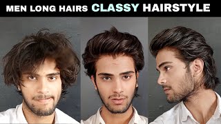 Long Hairs CLASSY HAIRSTYLE Men [upl. by Adnaerb718]