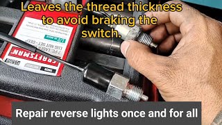 2000 Nissan frontier backup light switch 2001 2002 2003 reverse lights not working [upl. by Morrell542]