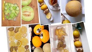 How To Preserve Galia Melon Lemon  Ginger  Different Types Of Melon   Mercy O Natural [upl. by Haela]