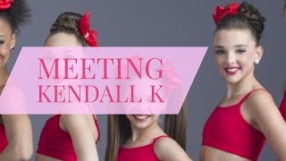 MEETING KENDAL K FROM DANCE MOMS [upl. by Akineg]