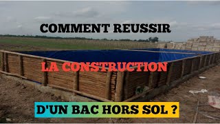 Les étapes pour la construction dun bac hors sol  Partie 5 [upl. by Poock482]