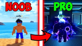 Going From a Noob To Pro In Roblox Gym League [upl. by Enelear]