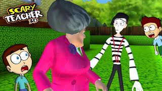 Scary Teacher 3D in New Meme Character  Shiva and Kanzo Gameplay [upl. by Creigh975]