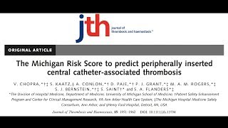 The Michigan Risk Score [upl. by Sewell]