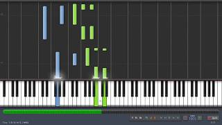 Dueles  Jesse y Joy  Piano Tutorial Karaoke  Synthesia [upl. by Else]