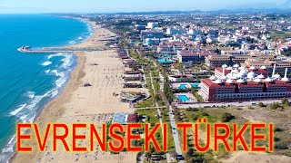 SIDE HEUTE EVRENSEKI Promenade Strand Meer Hotels Türkei im Frühling 2024 evrenseki türkei [upl. by Yevi]