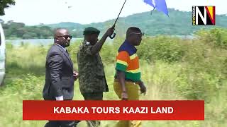 Kabaka tours Kaazi land [upl. by Alyakam]