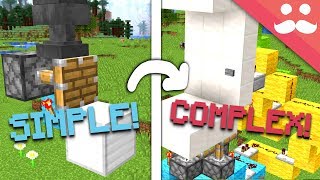 Making SIMPLE Redstone Builds COMPLICATED 3 [upl. by Ayaj]