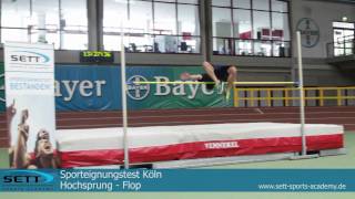 SPORTEIGNUNGSTEST KÖLN 2015  HOCHSPRUNG  LEICHTATHLETIK [upl. by Zigrang]