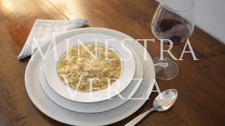 Minestra di Verza con Riso Piccante  Savoy Cabbage Soup with Rice Spicy ITAENG [upl. by Barbey]