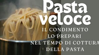 Ricetta Pasta e condimento Veloce devi provarla [upl. by Crescen]