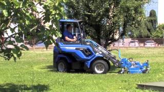 Lawn Mower Attachment for mini loader MultiOne [upl. by Nylekoorb231]