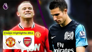 Manchester United 82 Arsenal  Full Premier League Highlights  201112 [upl. by Talmud]