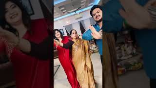 zee tamil neethane enthan ponvasantham serial actress meera chandra and his mom new reel [upl. by Lienahs]