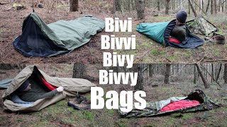 Bivi Bags and Hooped Bivi Bags A Comparison of what I Use for Backpacking and Wild Camping [upl. by Lizette720]