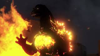 BLENDER Burning Godzilla Animation  Kenpachiro Satsuma Tribute [upl. by Gnagflow773]