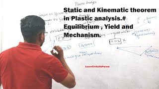 Static  lower Bound and Kinematic Upper Bound theorem in Plastic analysis [upl. by Mansur657]