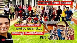 malayil farmhouse മലയിൽ ഫാംഹൗസ്  മലമുകളിൽ ഫാമിലിയുമായി ഒരുദിവസം alcotech design pang pookodu [upl. by Anehc904]