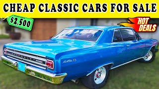 Today’s Greatest Deals 15 Best Classic Cars Selling Incredibly Cheap Today  maplemotors ford [upl. by Hansel]