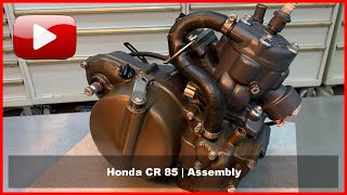 Honda CR85 Engine  Assembly [upl. by Nadine]