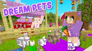 Getting OUR DREAM PETS In Minecraft With iamSanna [upl. by Redliw]