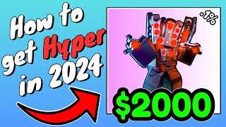 How to get your FIRST Hyper in 2024 Toilet Tower Defense [upl. by Arikehs362]