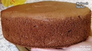 Doim Oxshab Chiqadigan SHOKOLADLI BISKVIT Tayyorlash  CHOCOLATE SPOONGE CAKE RECIPE [upl. by Teodoor382]