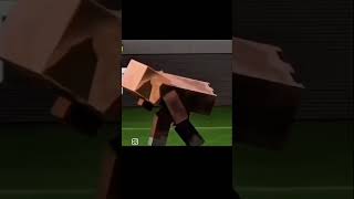 Minecraft football 💀minecraft minecraftpe minecraftfootball [upl. by Tertius95]