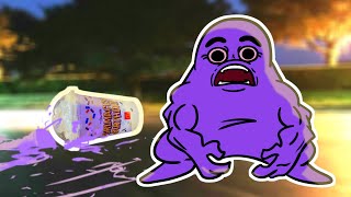 The Grimace Shake Incident but its animated [upl. by Anilak925]