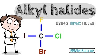 IUPAC nomenclature of branched alkyl halides [upl. by Ynavoj]