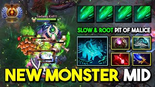 NEW MONSTER MID Underlord Aghs Scepter  Octarine Core 100 Perma Slow amp Root Pit of Malice DotA 2 [upl. by Shore]